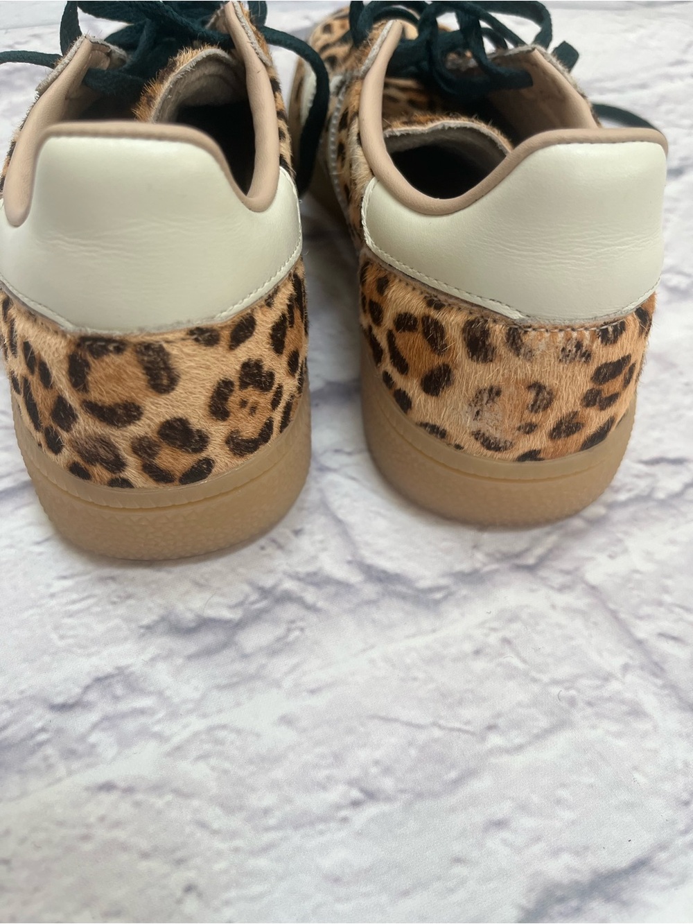 adidas Handball Spezial Magic Leopard Pony Hair Sneakers | Women’s 7 | KI6678 - Picture 5 of 7